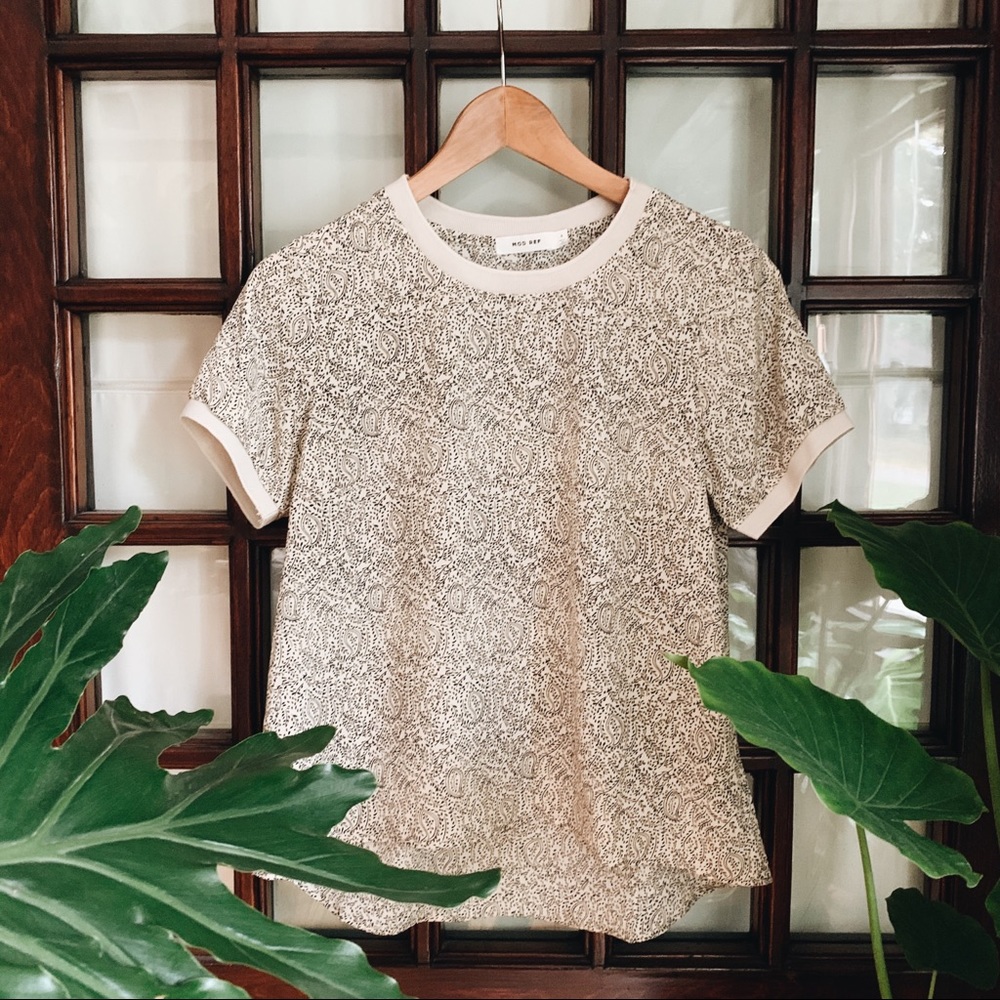 Vici Stonewall Print Blouse Small